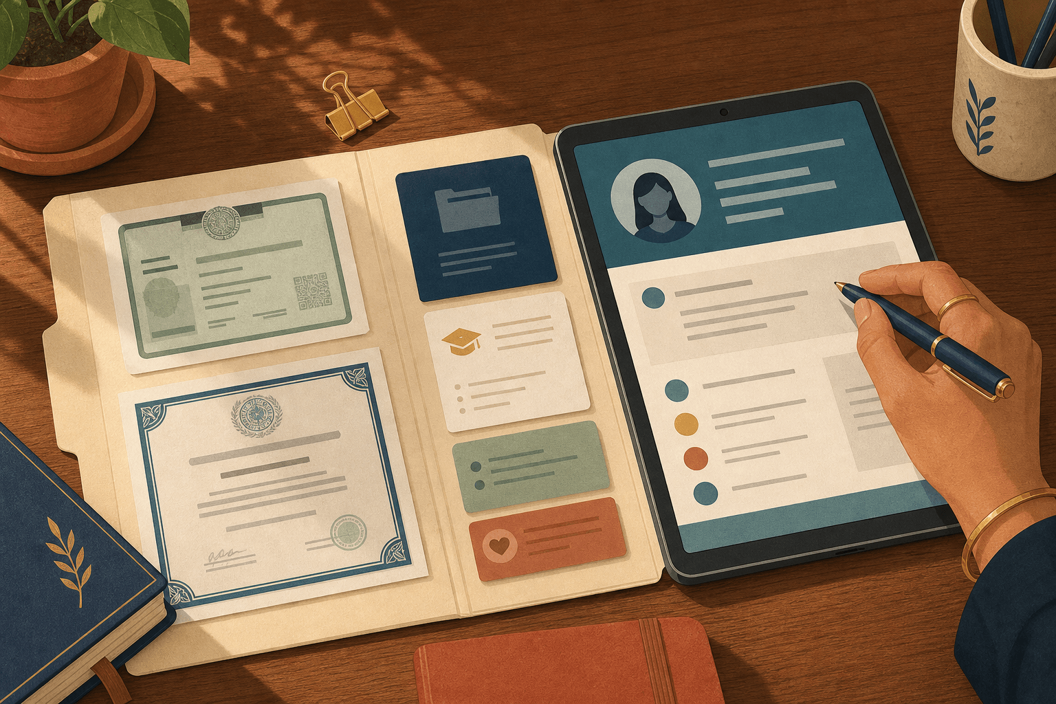 Expediente digital del alumno en el escritorio de dirección